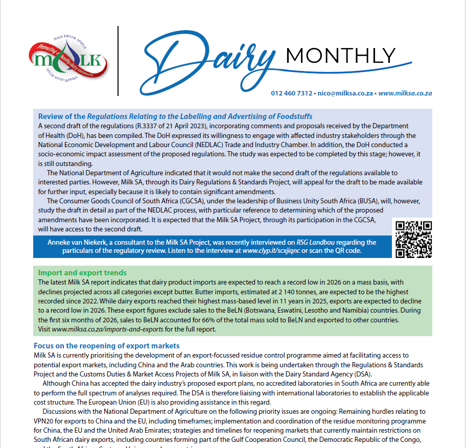 Dairy Monthly